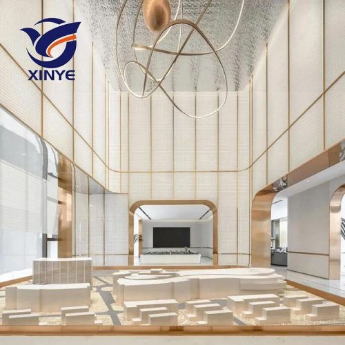 Golden door frame trim and decorative edging for sales department and exhibition hall by XinYe Metal