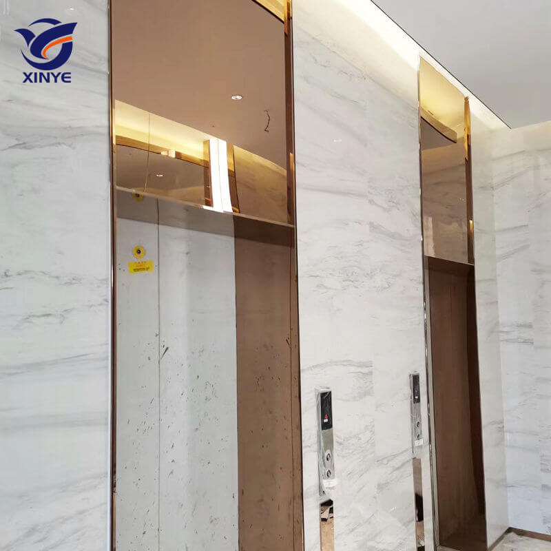 Customized Stainless Steel Styling Door Frame Trim Cover Metal Cladding for Hotel and Office Lobby Decoration Projects