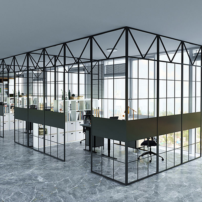 Office Private Room Metal Divider Screen Beauty Salon Stainless Steel Decorative Partition Wall