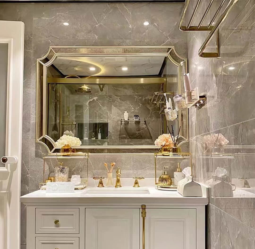 Stainless Steel Border Picture Metal Photo Frame Mirror Special Shaped Mirror Frame