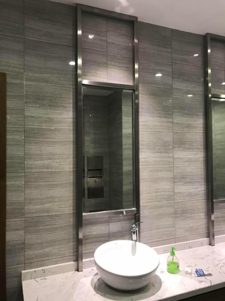 Stainless Steel Wall Mirror Frame Stainless Steel Border Picture Mirror Square Shaped Mirror Frame