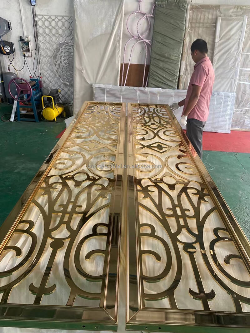 1000+5-Star Review Carved Perforated Aluminum Veneer Interior and Exterior Metal Screen Divider Wall Partition Separator Panel