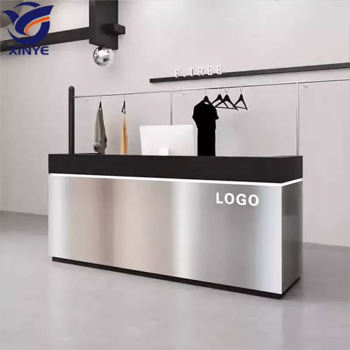 XinYe Metal bulk wholesale customizable stainless steel checkout counter for commercial use