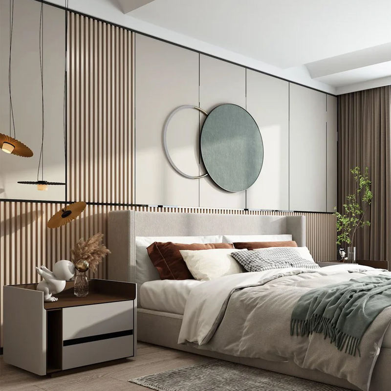 Manufacturing Hotel Custom Great Wall Panel Decorative Metal Fluted Cladding Interior Curtain Wall