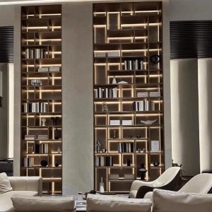 Custom Stainless Steel Decorative Cabinets for Luxury Spaces