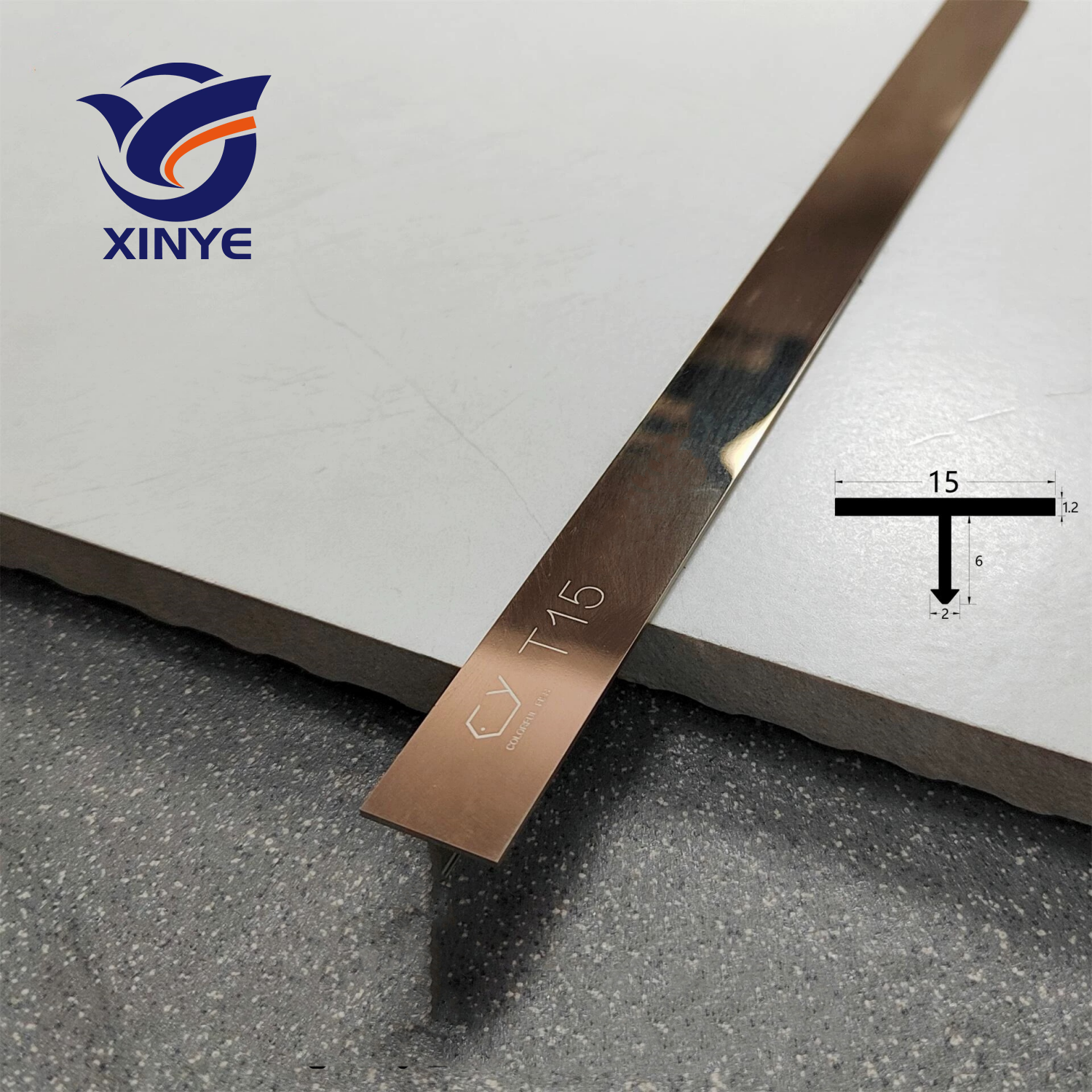 Stainless Steel T-shaped Decorative Trim