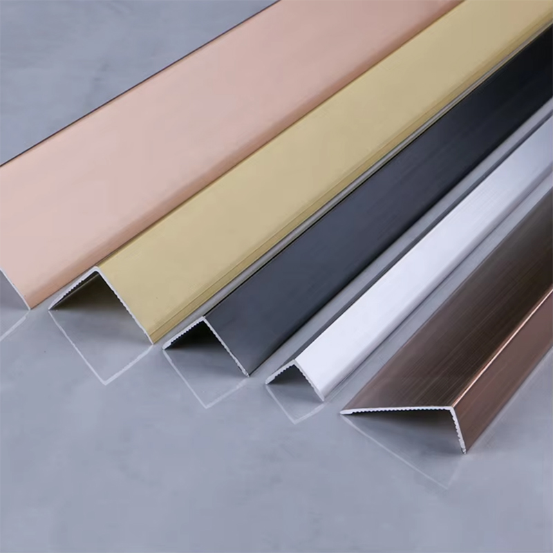 Tile Accessories Decor Profile U Channel L T Multi-Shape Stainless Steel Tile Trim Strips for Wall and Floor Border