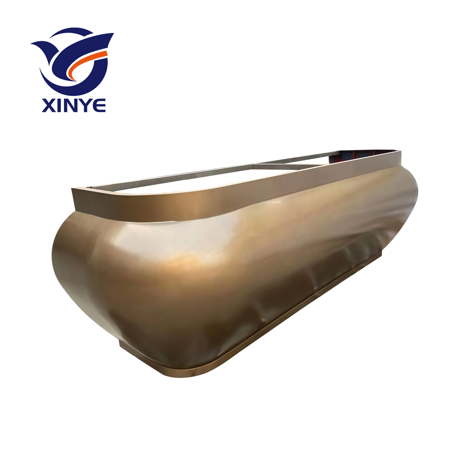 Stainless Steel Reception Bar Desk