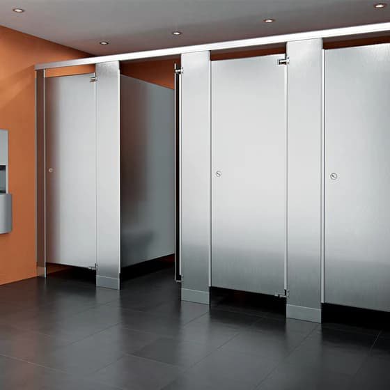 Hygienic non-absorbent stainless steel bathroom dividers XinYe Metal
