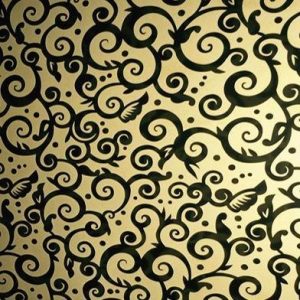 Thin gauge gold stainless steel sheet flexible material for craft and model