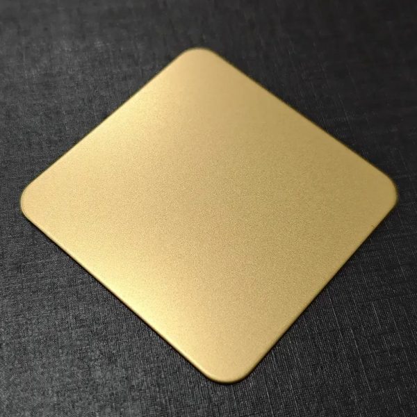 Large gold stainless steel sheet for building facade exterior wall cladding panel