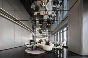High‑gloss mirror finish stainless steel ceiling for dark rooms