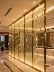 Custom hotel metal screen partitions wholesale by XinYe Metal for modern interior design projects.