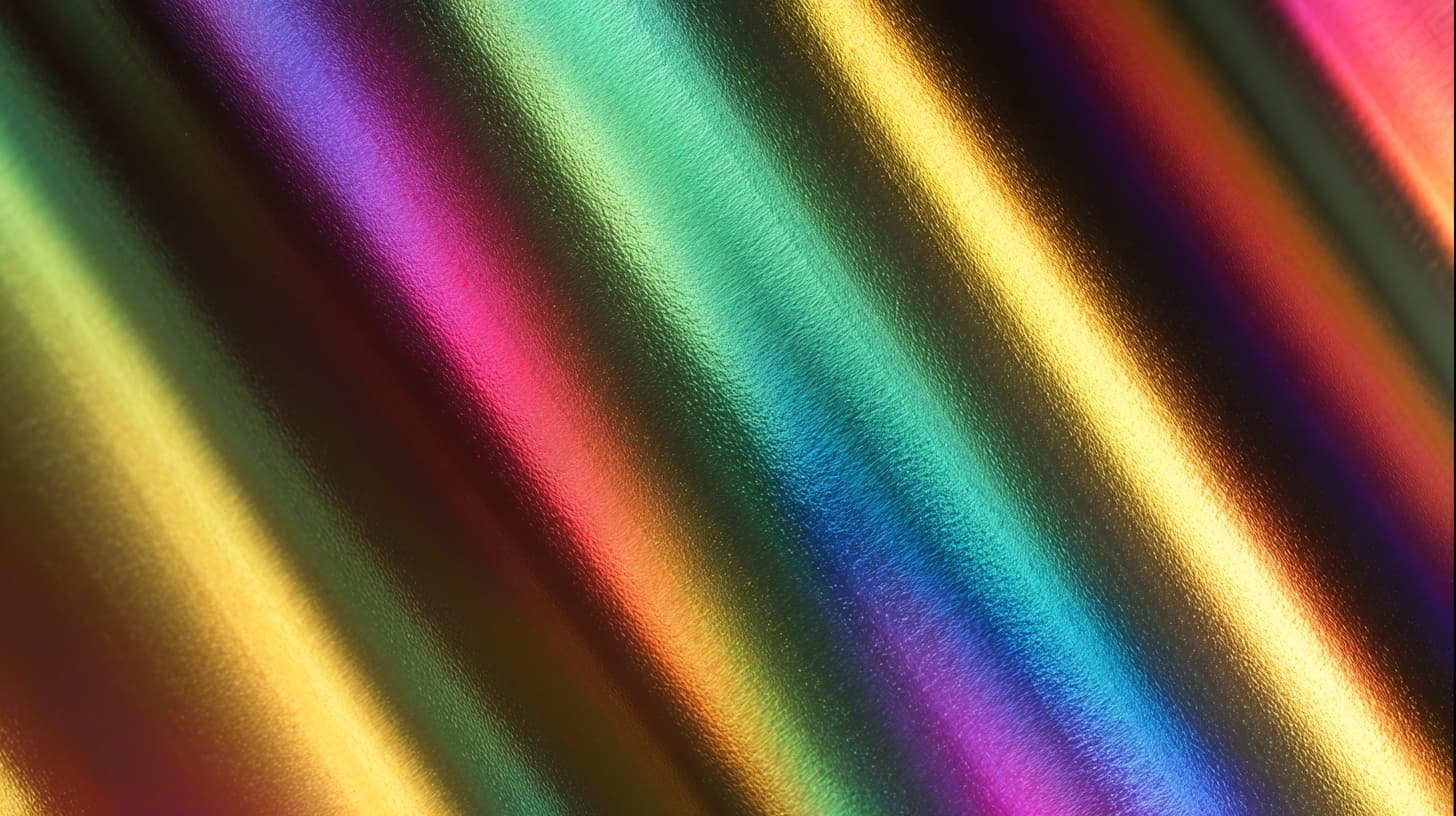 Decorative rainbow stainless steel sheet – mirror finish with multicolor tone