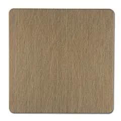 PVD copper-colored stainless steel sheet with smooth, reflective surface