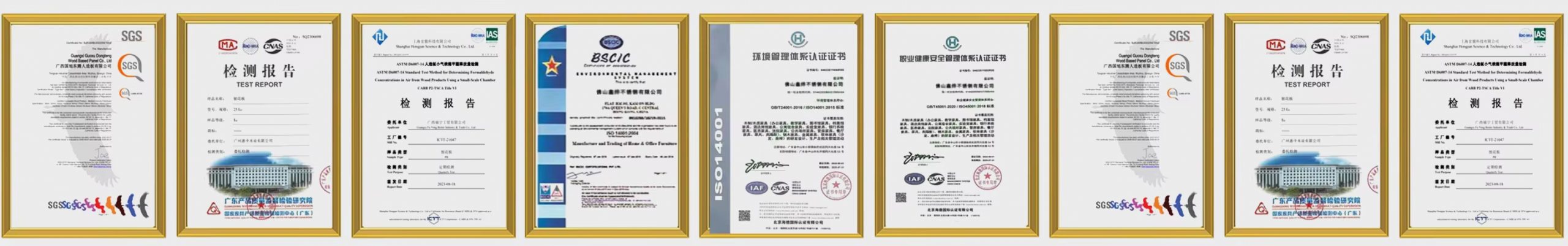 Certificate of Recognition in the Stainless Steel Industry