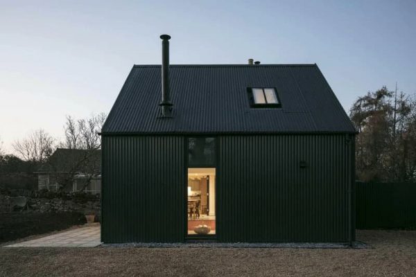 Weather-resistant black corrugated metal roofing sheets stainless steel