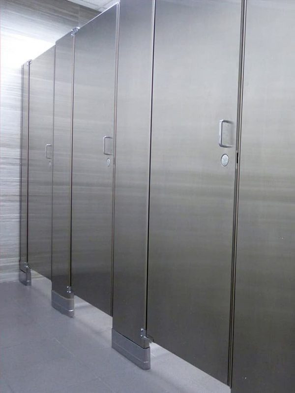Luxury stainless steel bathroom partitions hotel project XinYe Metal