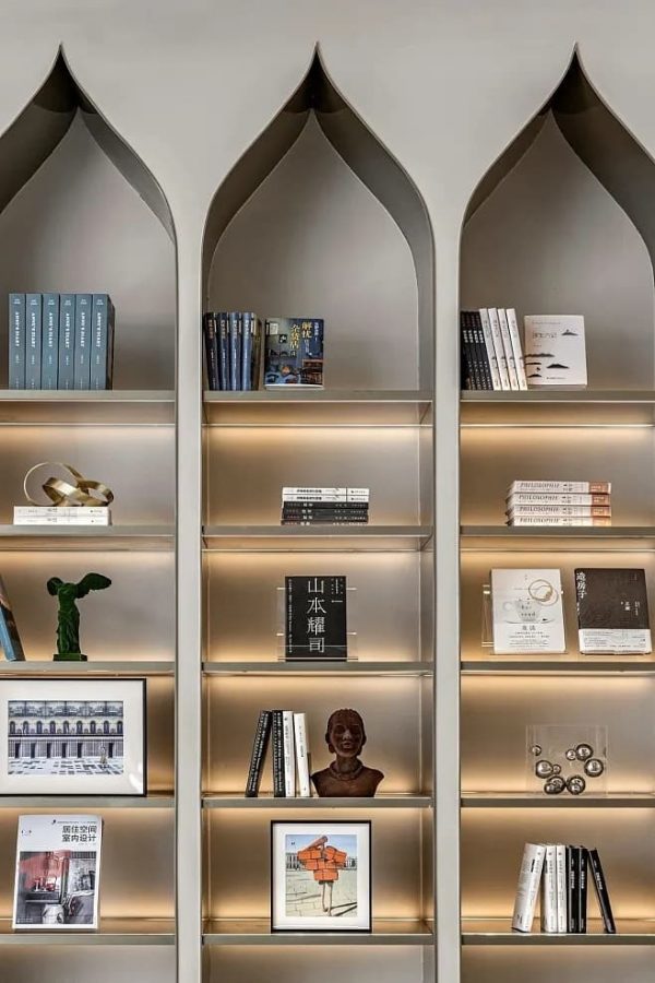 Custom religious-style metal decorative cabinet for UAE client by XinYe Metal, intricate stainless steel craftsmanship.