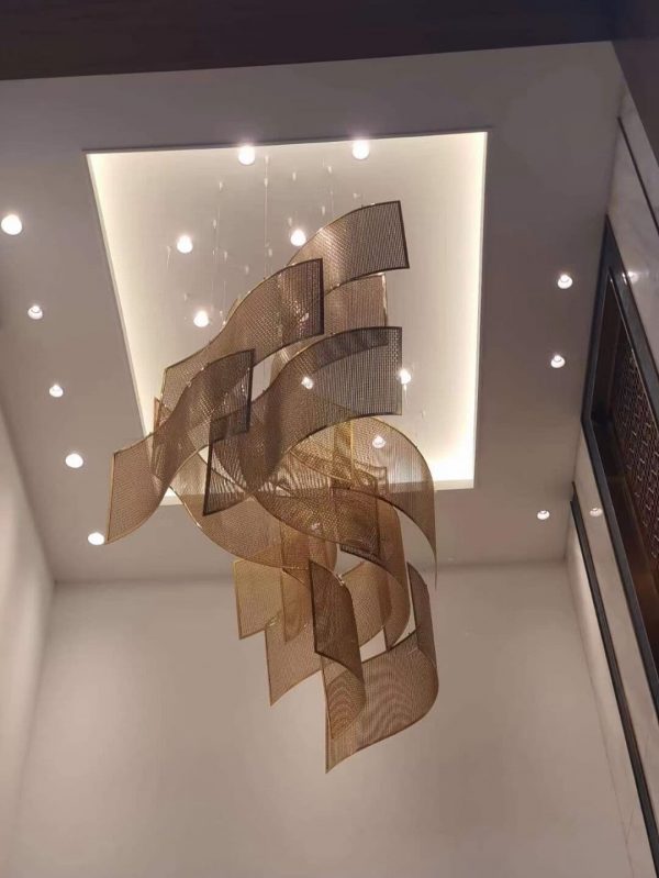 XinYe Metal provides tailor-made metal ceiling decorative pieces, designed to enhance unique interior styles for clients.