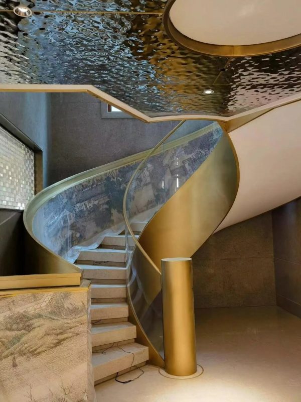 XinYe Metal embossed water ripple stainless steel surface for luxury wall cladding